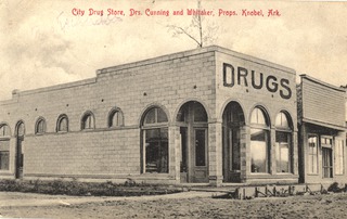 City Drug Store, Drs. Cunning and Whitaker, Props, Knobel, Ark
