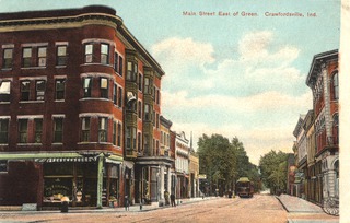 Main Street east of Green, Crawfordsville, Ind