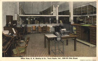 Office view, E.H. Bindley & Co