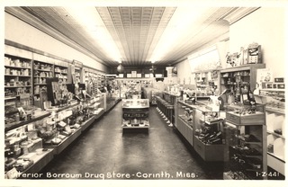 Interior Borroum Drug Store  Corinth, Miss