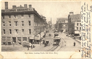Main Street, looking North, Fall River, Mass