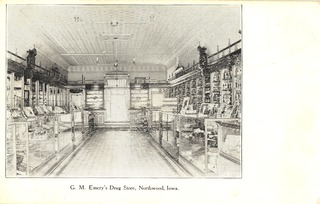 G.M. Emerys Drug Store, Northwood, Iowa