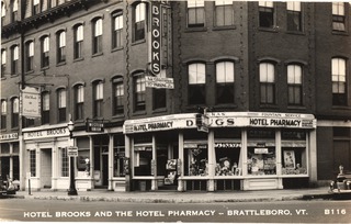 Hotel Brooks and the Hotel Pharmacy, Brattlesboro, VT
