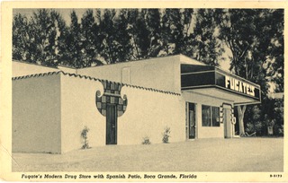 Fugates Modern Drug Store with Spanish patio, Boca Grande, Florida