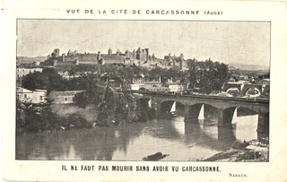 Vue de la cite de Carcassonne