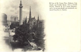 View of Mt. Vernon Place, Baltimore