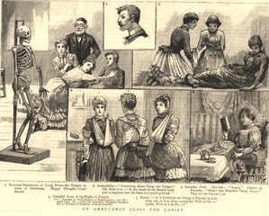 An ambulance class for ladies