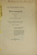 These inaugural apresentada em 1874
