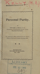 Personal purity