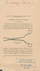 A uterine cutting forceps