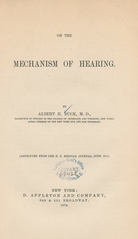 On the mechanism of hearing