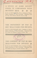 A study of some infant foods in comparison with mothers' milk ; The deficiency of fat in dry milk-foods for infants ; The content of fat in dry milk-foods for infants