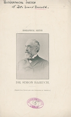 Biographical sketch: Dr. Simon Baruch