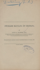 Pityriasis maculata et circinata