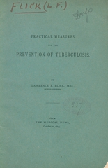 Practical measures for the prevention of tuberculosis