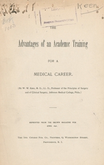 The advantages of an academic training for a medical career
