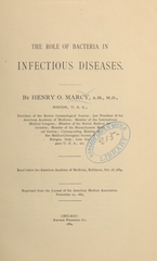 The role of bacteria in infectious diseases