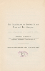 The localization of lesions in the pons and preoblongata