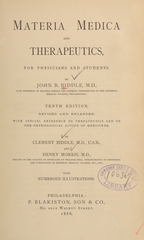 Materia medica and therapeutics: for physicians and students
