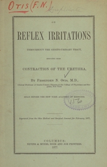 On reflex irritations throughout the genito-urinary tract, resulting from contraction of the urethra