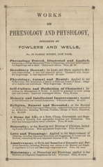 Works on phrenology and physiology