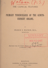 The clinical features of primary tuberculosis of the genitourinary organs