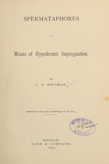 Spermataphores as a means of hypodermic impregnation