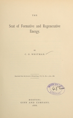 The seat of formative and regenerative energy