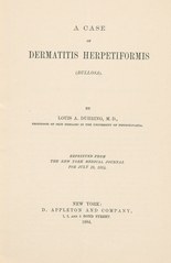 A case of dermatitis herpetiformis (bullosa)