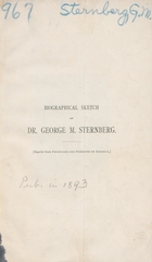 Biographical sketch of Dr. George M. Sternberg