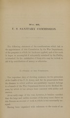 The following statement of the considerations which led to the appointment of this Commission by the War Department, of the purposes to which its funds are applied, and of the work it hopes to accomplish if adequately sustained by the public, is intended for the satisfaction of those who may be invited to aid it by contributions of money or otherwise