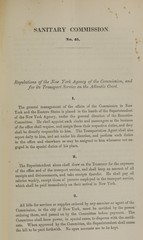 Regulations of the New York Agency of the Commission, and for its transport service on the Atlantic coast
