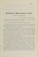 Of the duties of surgeons on the march