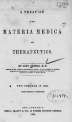 A treatise of the materia medica and therapeutics