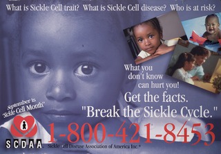 What is sickle cell trait? what is sickle cell disease? who is at risk?