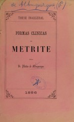 Formas clinicas da metrite: these inaugural
