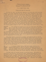 U.S. Cadet Nurse Corps: origin and plan of operation