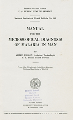 Manual for the microscopical diagnosis of malaria in man