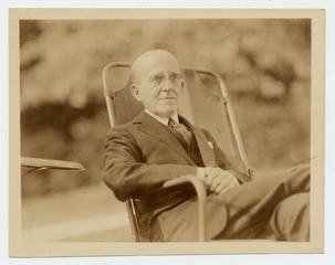 Dr. O. T. Avery (in lounge chair)
