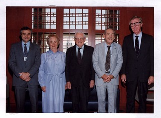 Julius Axelrod with Laureates