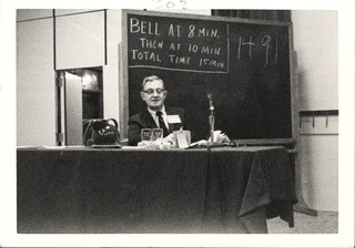 Julius Axelrod at desk