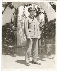 Paul Berg just after receiving his commission in the U.S. Navy