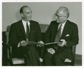 Arthur Kornberg at NIH with DeWitt Stetten