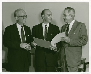 Arthur Kornberg at NIH with DeWitt Stetten and Joseph Smadel
