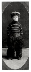 Four year old Linus Pauling in chaps