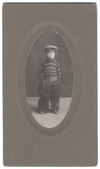 Four year old Linus Pauling in chaps