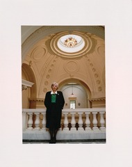 Maxine Singer in the Carnegie Institution of Washington rotunda