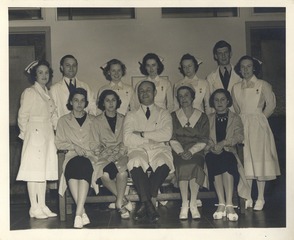 Charles Drew with staff at the first American Red Cross blood bank