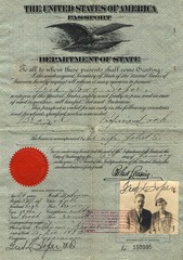 Fred L. Soper's United States passport
