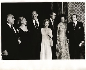 Mary Lasker with Senator George McGovern during his 1972 Presidential campaign